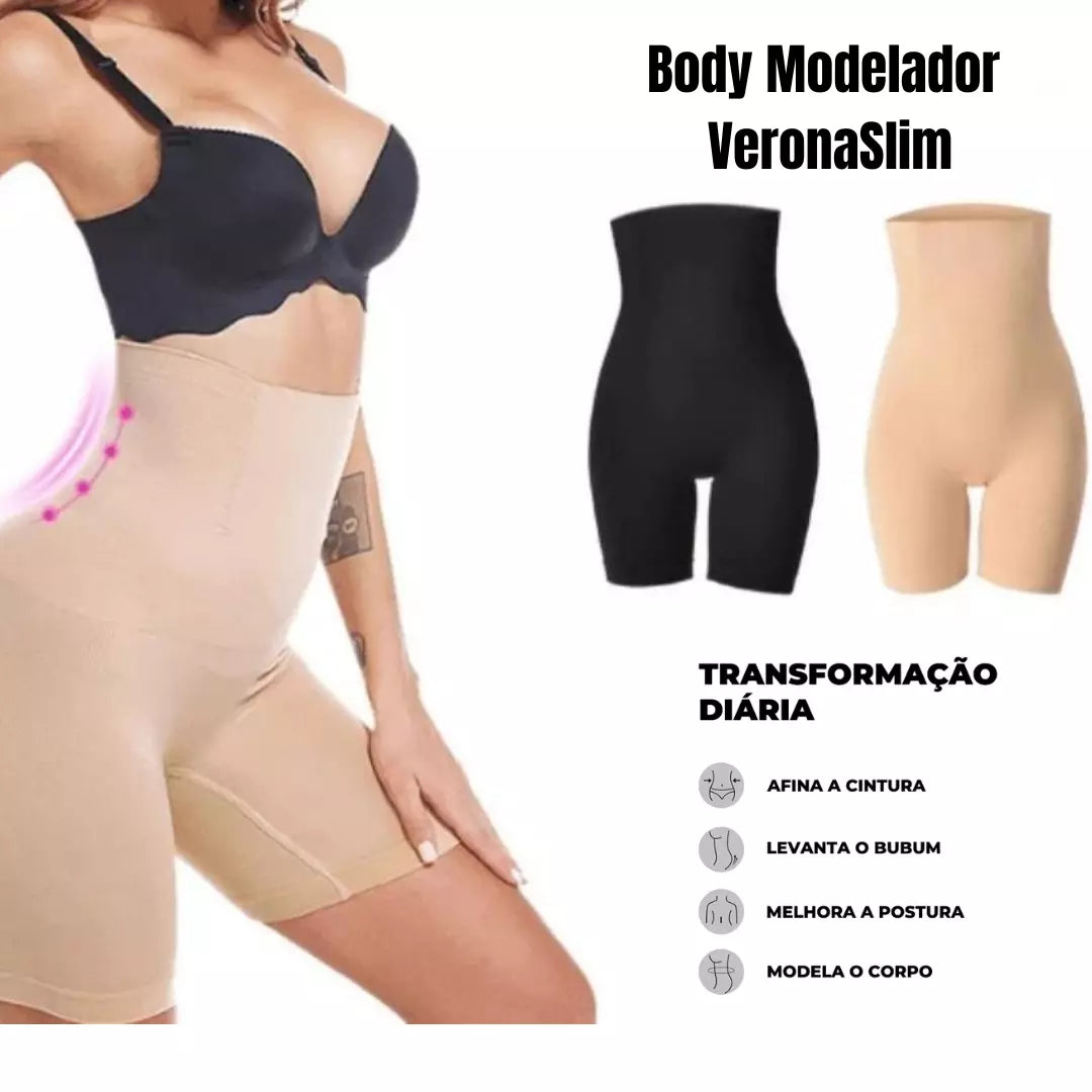 COMPRE 1 LEVE 2: Body Modelador Slim